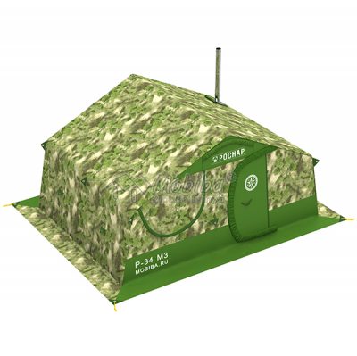 Армейские палатки с печкой (зимние)